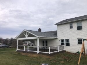 A-frame roof with open 3-brace gable – Middletown PA